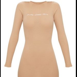 Pretty little thing nude dress